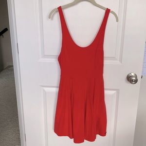 Red Orange Hollister Sundress Dress